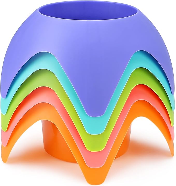 Uarzt Beach Vacation Essentials Accessories - Sand Coasters Drink Cup Holders, 5-Pack, Multicolor, Must-Haves for Women, A...