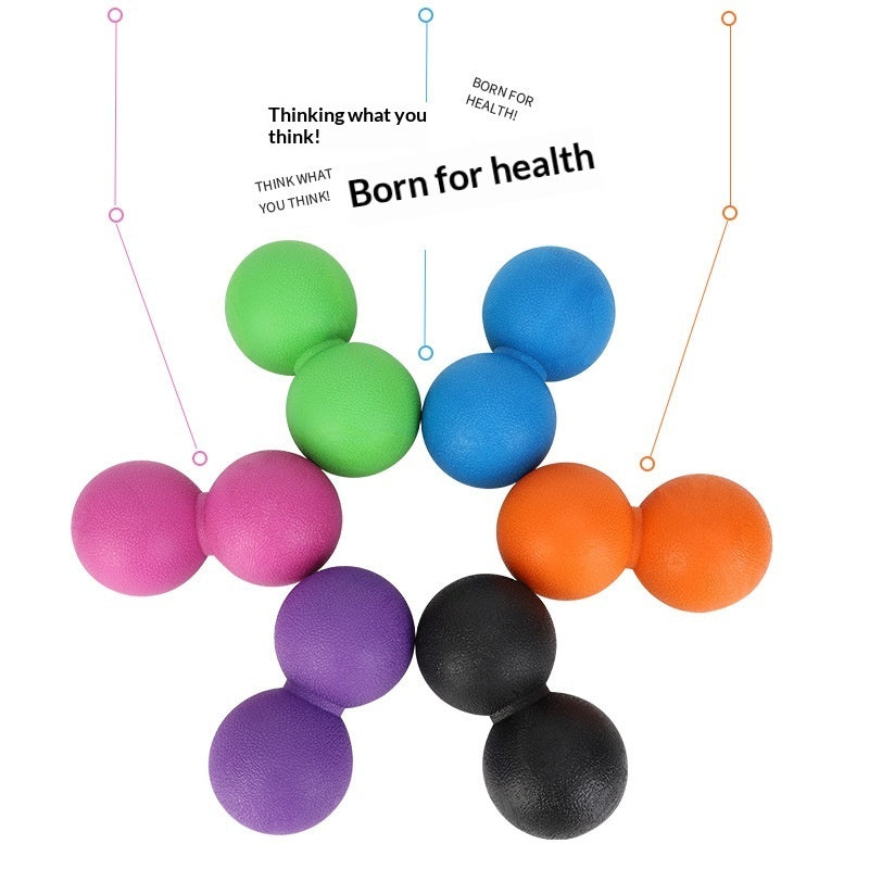 Fitness Muscle Relaxation Exercise Rubber Peanut Massage Yoga Fascia Ball