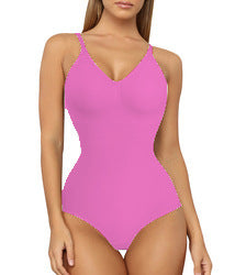 Seamless Body Shaper Hip-Lifting Contouring Bodysuit, Triangle Style