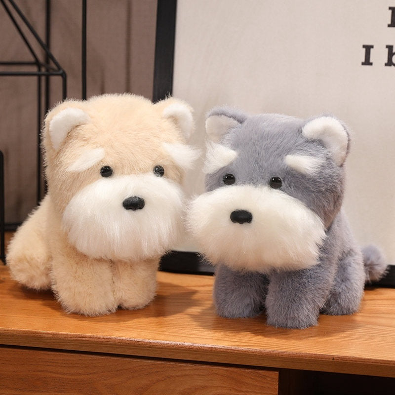 Cute Schnauzer Dog Cross-border Puppy Doll Plush Toys