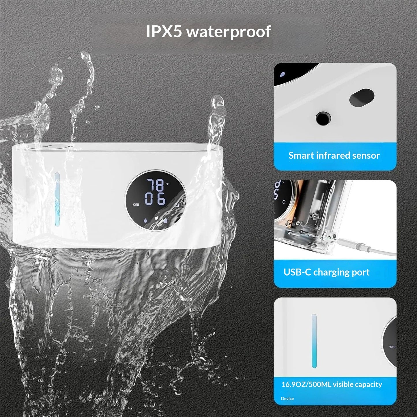 Manufacturers Cross-border Waterproof Smart Soap Dispenser
