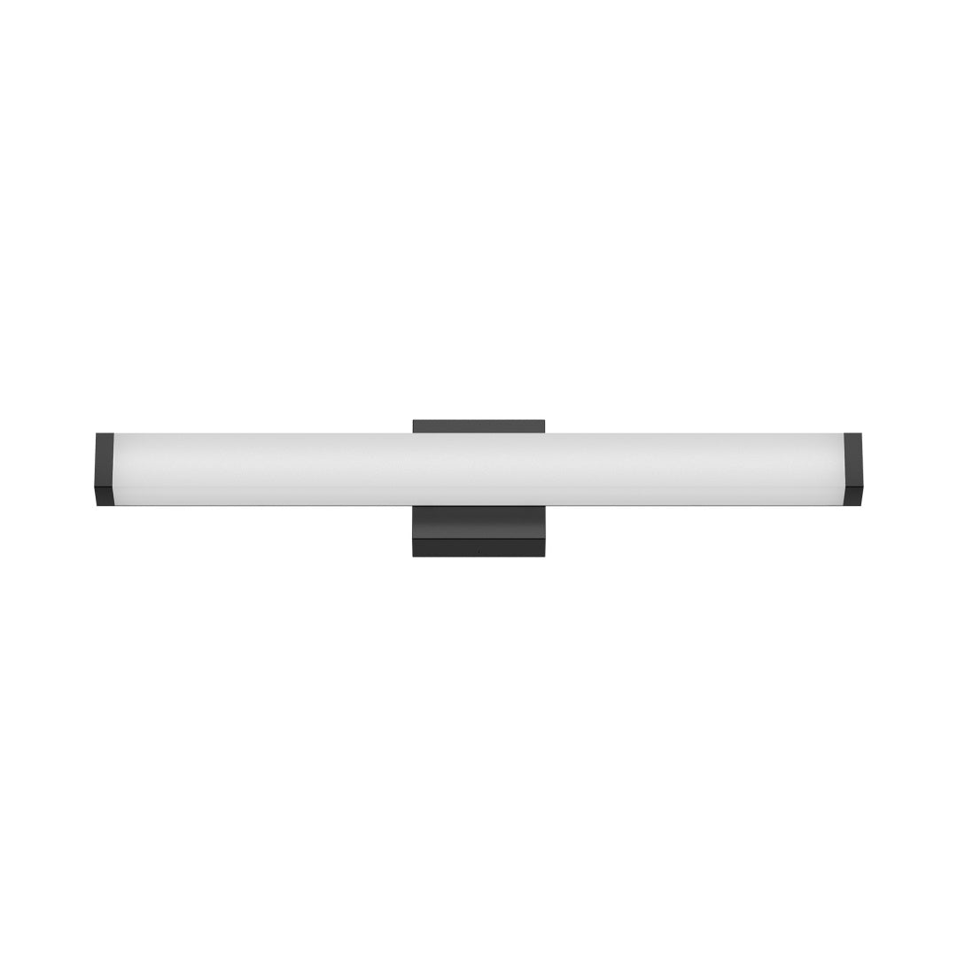 Bathroom Vanity Light Black - 25 Inch Modern Vanity Lights For Bathroom - 14W LED Bath Lights Over Mirror Cool White Light 6000K