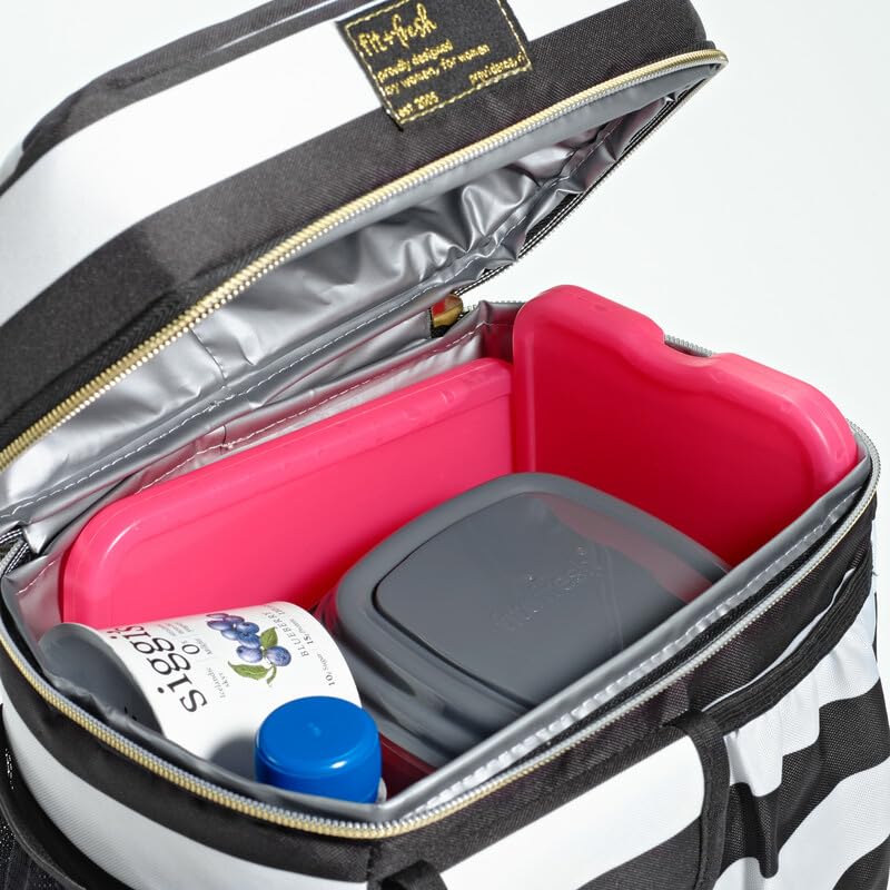 Cool Coolers by Fit & Fresh, Reusable & Long-Lasting XL Slim Ice Packs, Cold Packs for Cooler,Freezer Packs for Lunch Boxe...
