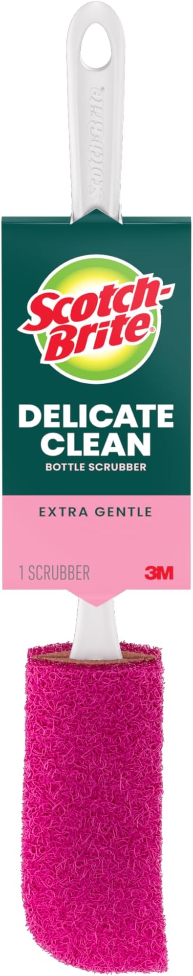 Scotch-Brite Water Bottle Scrubber, Safe On Glass, Plastic and Stainless Steel