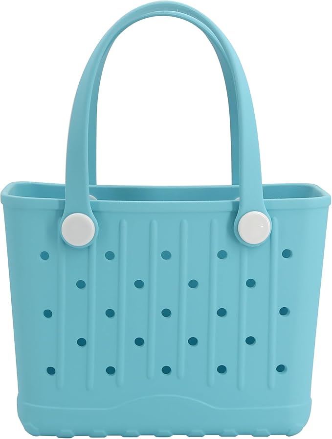 Mangoxel Small Rubber Beach Bags Creative EVA Beach Totes Waterproof Travel Bag for Beach, Picnic, Sports, Yoga