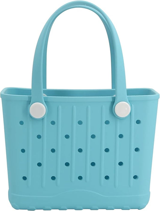 Mangoxel Small Rubber Beach Bags Creative EVA Beach Totes Waterproof Travel Bag for Beach, Picnic, Sports, Yoga