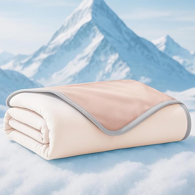 Zonli Premium Cooling Blanket for Dogs-Lightweight Fluffy Pet Throw & Bed Cover,Cooling Mat for Dogs,Cats&Puppies - Breath...
