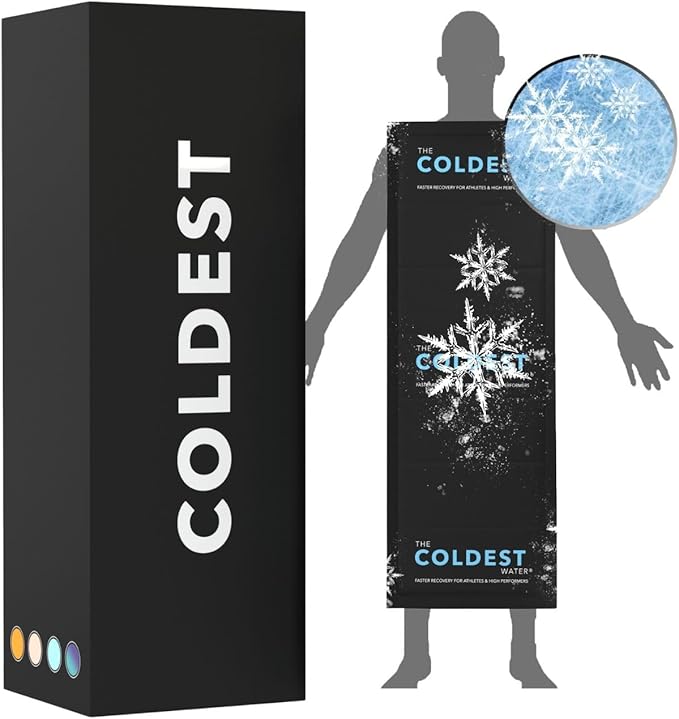 Coldest Extra Large Ice Pack for Back and Full Body - Cold Compress for Pain Relief, Ice Blanket for Sleeping or Ice Pad P...