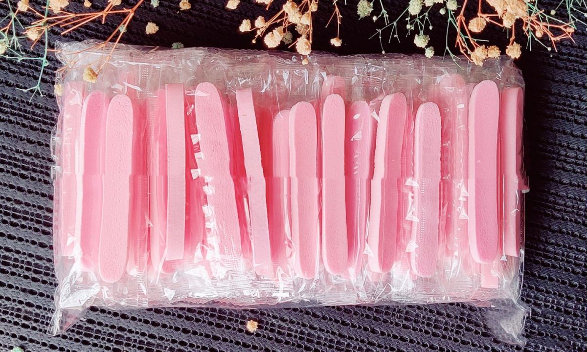 Compressed Facial Cleaning Puff Seaweed Makeup