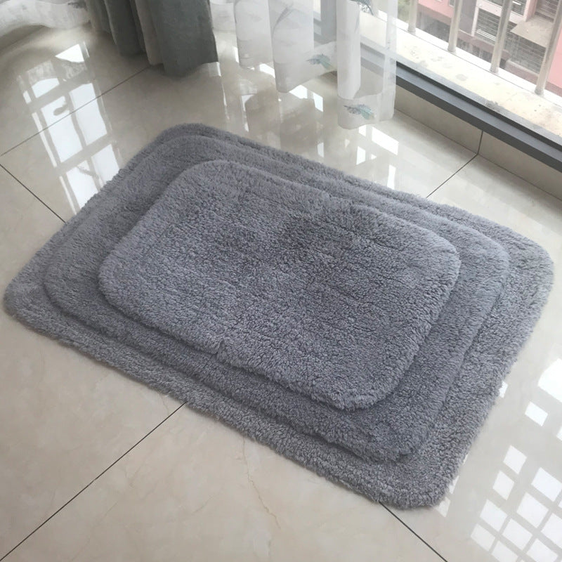 Five-star Hotel Bathroom Long-pile Rug Thick Cotton Bath Mat