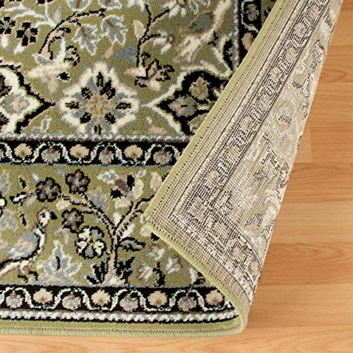 Superior Radcliffe Collection Area Rug, 8mm Pile Height with Jute Backing, Traditional European Tapestry Design, Fashionab...