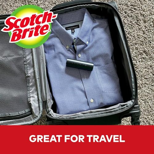 Scotch-Brite Mini Travel Lint Roller, Works Great On Pet Hair, 30 Sheets