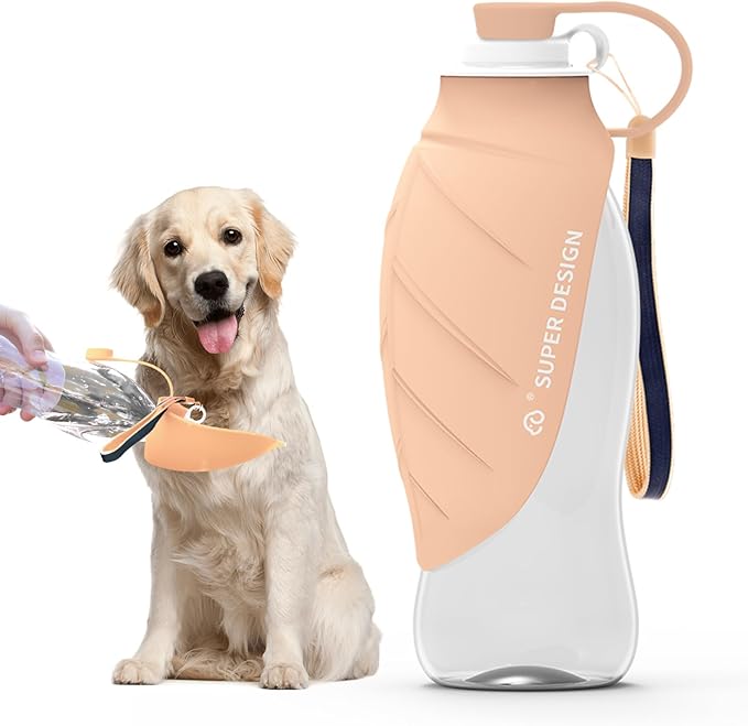 SUPERDESIGN Dog Water Bottle, Portable Dog Water Bottle for Small to Large Dogs, Leak Proof Dog Travel Water Bottle, Small...
