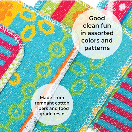 Skoy Scrub, 2-pack Reusable, Non-Scratching Dish Scrubber for Kitchen and Household Cleaning, Planet-Friendly, Dishwasher ...