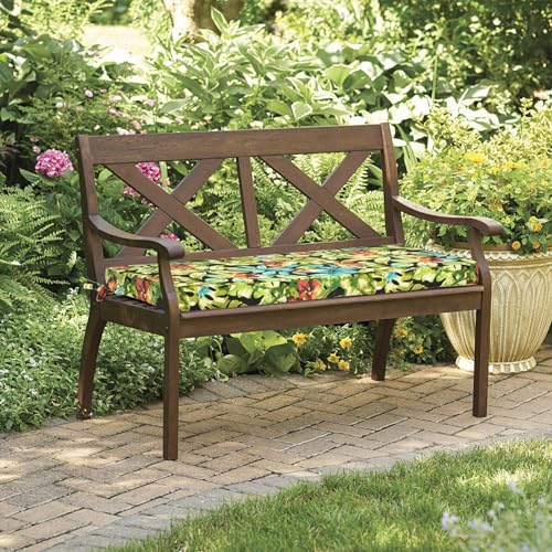 IN4 Care Patio Bench Cushion Covers for Outdoor Furniture with Ties,Water Resistant Loveseat/Settee Cushion Slipcover 42x1...