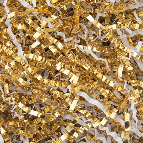 Caleihd 4.5oz Crinkle Cut Paper Shredded Filler Paper for Gift Baskets Gift Box Confetti Paper Shreds Decoration Stuffing ...