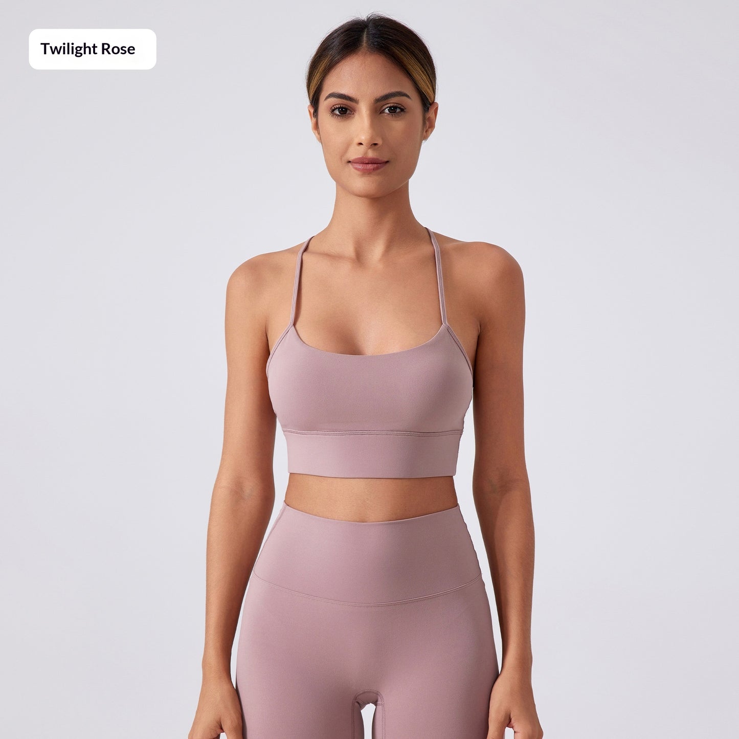 Nude-Feel Y-Back Sexy Beauty-Back Yoga Bra
