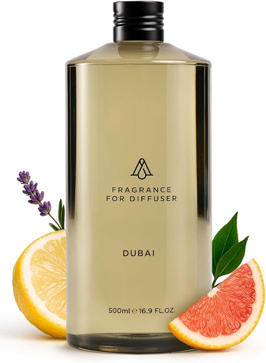 AromaPlan Hotel Scents Dubai 16.9 Fl Oz (500ml), Home Luxury Aroma & Hotel Diffuser Oil- Hotel Diffuser Oil for Aromathera...