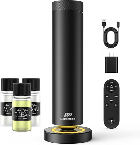 Waterless Scent Diffuser Kit with Lights -Max 2000 Sq Ft Coverage, Essential Oil Diffuser for Home,Hotels,Offices,Spas,Aro...