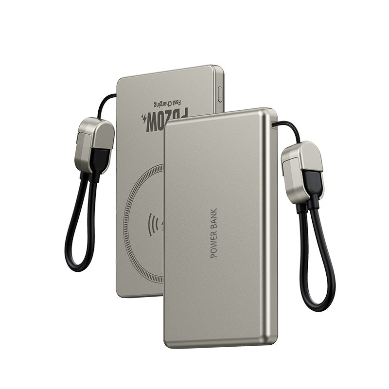 Ultra-thin Fast-charging Magnetic Wireless Power Banks Capacities