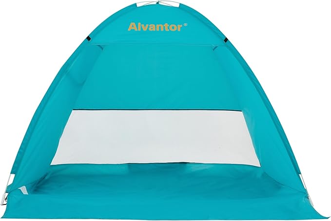 Alvantor® Beach Tent Beach Umbrella Outdoor Sun Shelter Cabana Automatic Instant Pop-Up UPF 50+ Portable Beach Shade Campi...