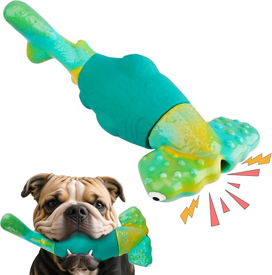 BIKIISEN Dog Toys for Aggressive Chewers, Interactive Dog Chew Toys for Large Dogs, Squeaky Chew Toys to Keep Them Busy, T...