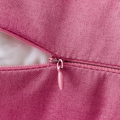 MIULEE Pack of 2 Decorative Outdoor Solid Waterproof Throw Pillow Covers Faux Linen Garden Farmhouse Cushion Cases for Pat...