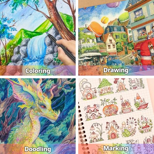 Yangmei Art Supplies 12 Rainbow Colored Pencils, Teen Girl Gifts Trendy Stuff, Arts and Crafts for Kids Ages 8-12, Gifts f...