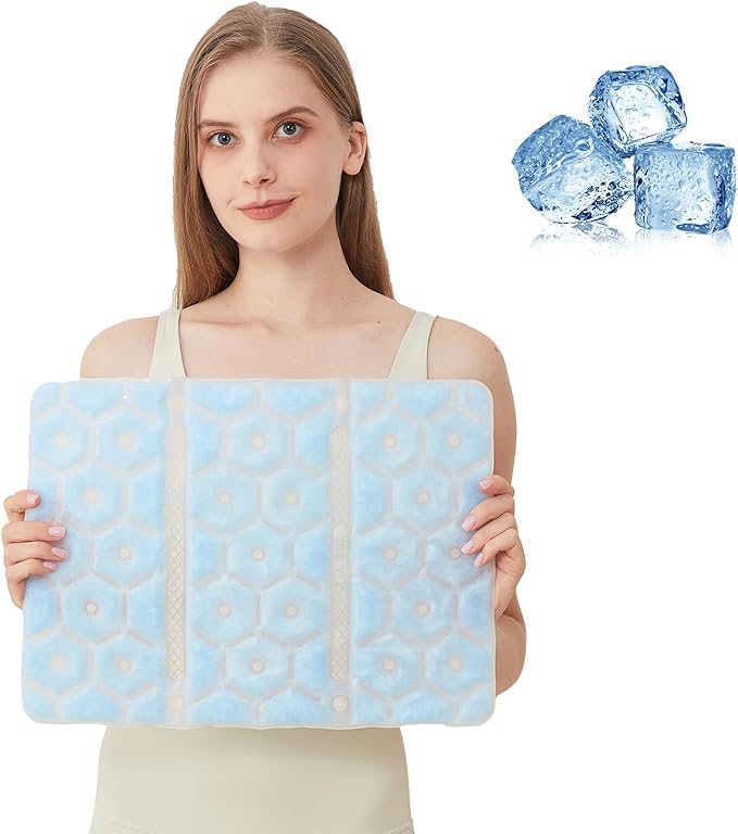 PCM Cooling Pad, No-Condensation Cold Pack for Hip, Back - Cooling Pad for Bed, Cooling Seat Cushion, Cooling Mat 16 X 11....