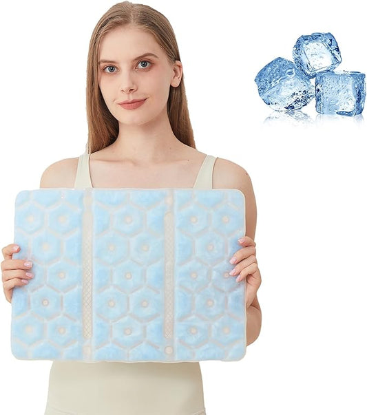 PCM Cooling Pad, No-Condensation Cold Pack for Hip, Back - Cooling Pad for Bed, Cooling Seat Cushion, Cooling Mat 16 X 11....