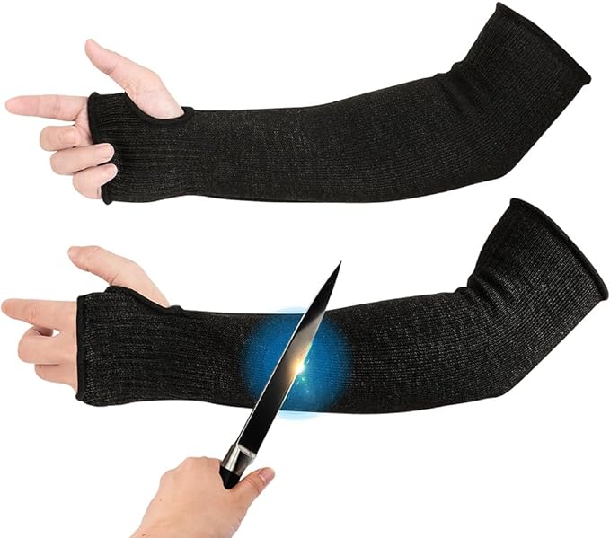 lovyoCoCo Arm Sleeves Arm Protectors Cut Heat Burn Resistant Sleeve,Anti Abrasion for Thin Skin and Bruising Garden Kitche...