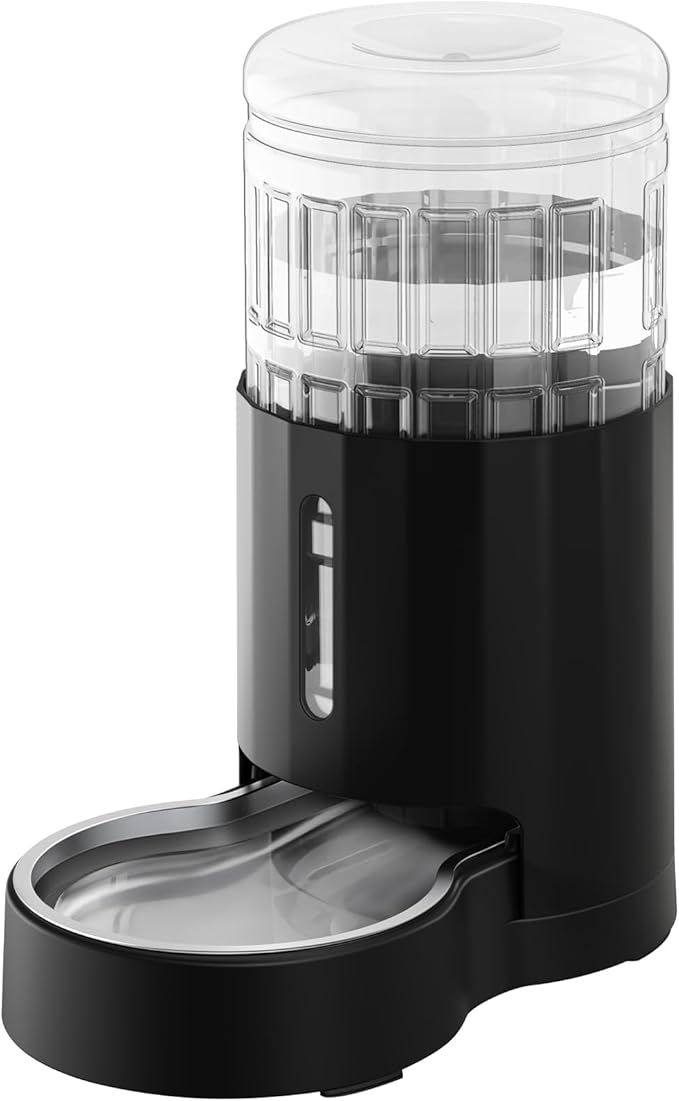 CZPET Dog Water Bowl Dispenser 4L, Wider Mouth & Upgraded Brush for Easy Cleaning Automatic Cat Gravity Refilling Waterer ...