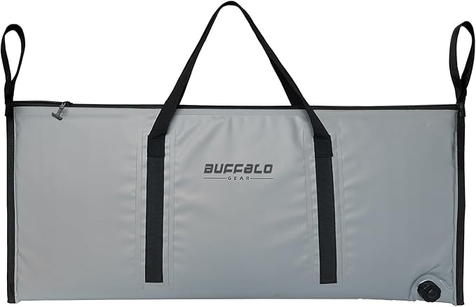 Buffalo Gear Insulated Fish Cooler Bag Portable Fish Kill Bag Keep Ice-cold More Than 48 Hours