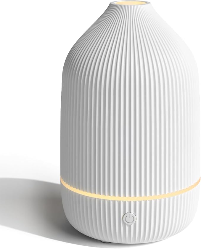 Essential Oil Diffuser, 100ml Aromatherapy Diffuser, Mini Ultrasonic Diffuser for Essential Oil, Home, Office, Cool Mist H...