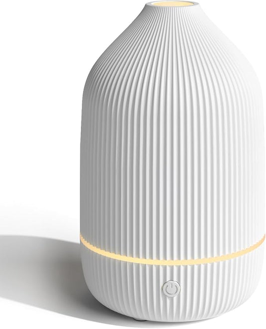 Essential Oil Diffuser, 100ml Aromatherapy Diffuser, Mini Ultrasonic Diffuser for Essential Oil, Home, Office, Cool Mist H...