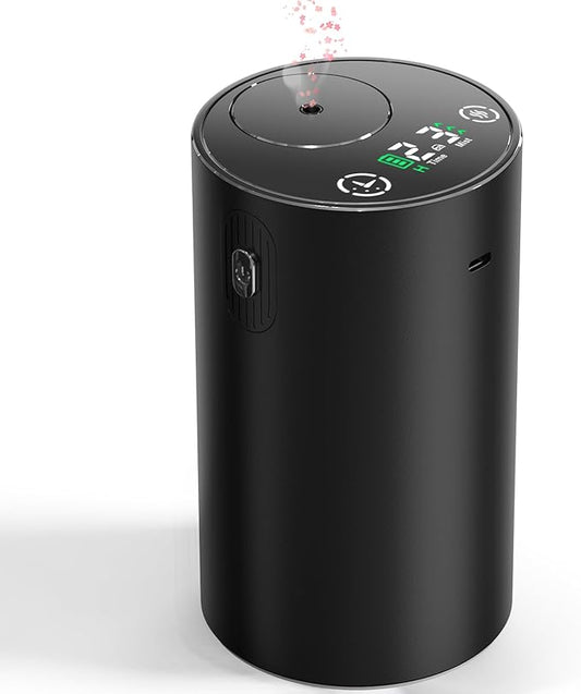 Waterless Essential Oil Diffuser,Rechargeable Aromatherapy Diffuser,Mini Scent Air Machine,Automatic Shut-Off,20ml Capacit...