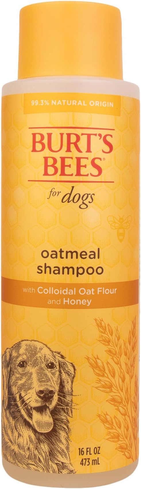 Burt’s Bees for Pets Oatmeal Dog Shampoo with Honey, Soothing Dog Shampoo for Itchy and Sensitive Skin, pH Balanced Formul...