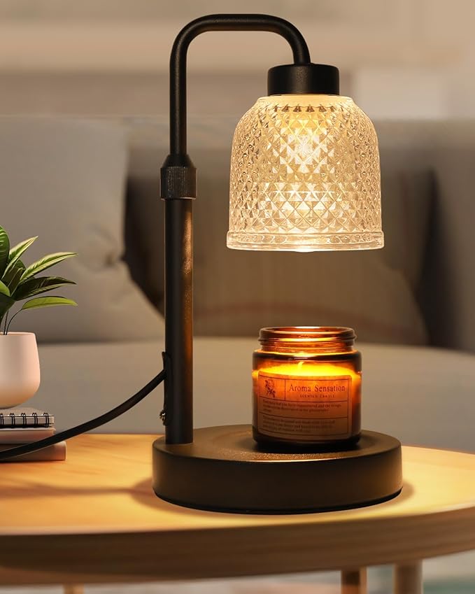 AIFEI Candle Warmer Lamp with Timer, Dimmable Adjustable Height Candle Lamp, Birthday Gifts for Women Mom Sister Friends, ...