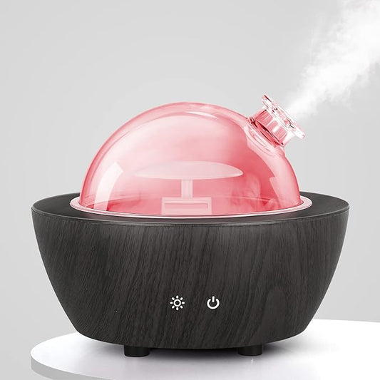Glass Essential Oil Diffusers ，280ml Aromatherapy Diffuser for Essential Oils Large Room， BPA-Free Cool Mist Humidifier wi...