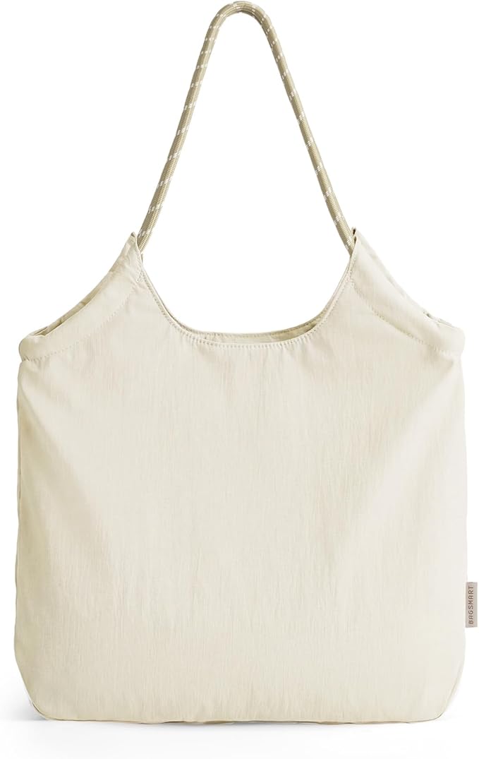 BAGSMART Beach Bags for Women, Beach Tote Bag Beach Bag with Zipper Travel Tote Bag for Women Sandproof Swim Pool Bag | Pa...