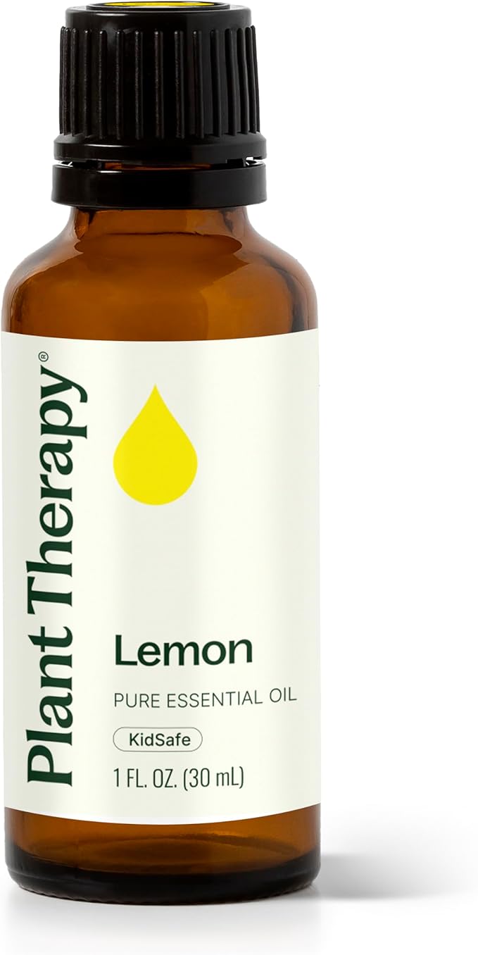 Plant Therapy Lemon Essential Oil for Diffuser 30 mL (1 oz) 100% Pure, Undiluted, Natural Aromatherapy, Lemon Oil for Skin...