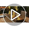 Homemory Flameless Candles with Embedded Star String Fairy Lights, Battery Operated Candles, LED Candle, Fake Candles with...