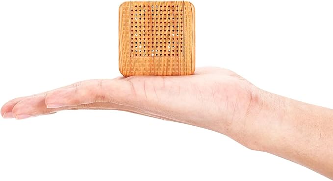 Weljoy Wood Grain Portable Diffuser for Essential Oils – Car or Travel, Mini Size, Quiet, Waterless, Re-Chargeable Battery...