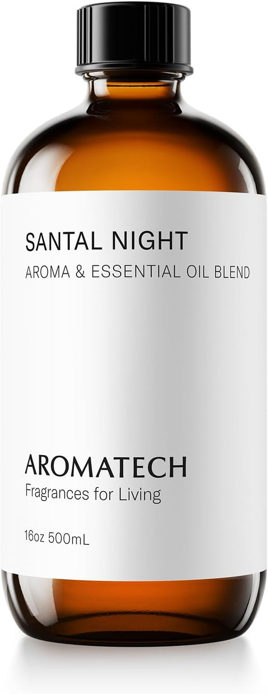 AromaTech Santal Night Premium Aroma Oil – Sensual & Warm Home Fragrance - Notes of Sandalwood,Tonka Bean & Black Cardamom...