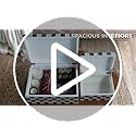 Chi An Home 11.8", 8" Decorative Boxes with Lids, Capiz Shells Checkered Decorative Storage Boxes for Home Décor, Memory B...