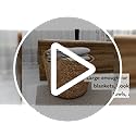 Deco 79 Seagrass Handmade Decorative and Functional Storage Basket Large Woven Basket Organizer with Ring Handles, Basket ...