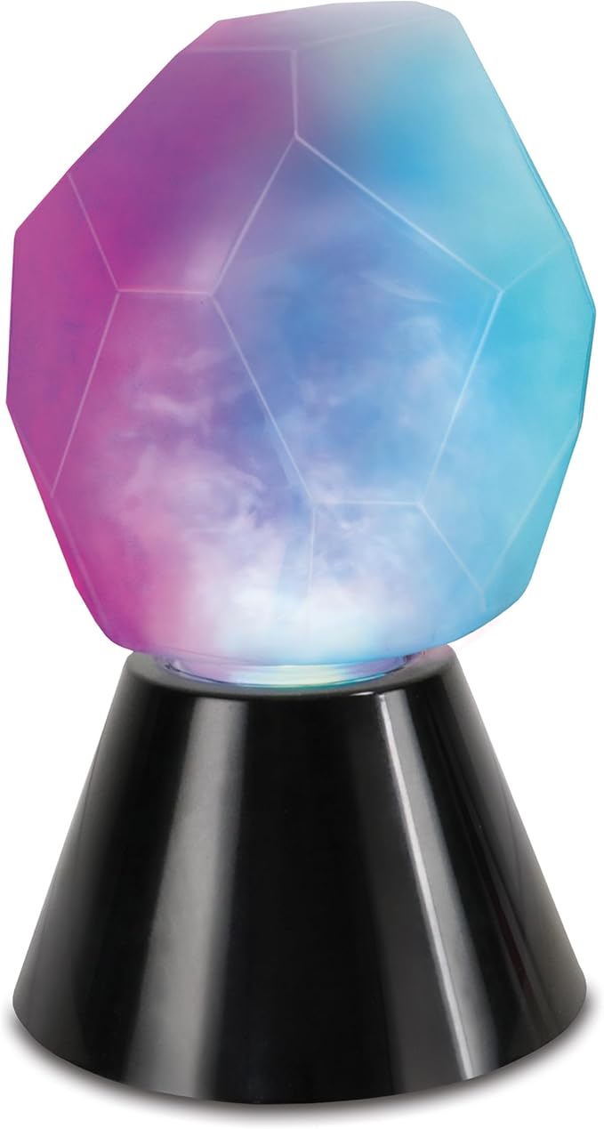 ENHANCE Tabletop Crystal Lamp - Portable Crystal Light with Swirling RGB Lighting Effect, Up to 40 Hours of Battery Life, ...