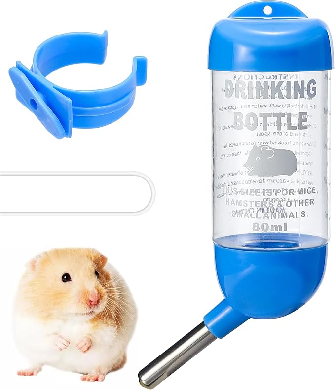 PStarD Moon Small Animals Water Bottle - Bunny, Hamster, Guinea Pig, Rabbit, Chinchilla, Gerbil, Groundhog, Squirrel (2.7 oz)