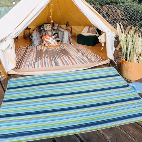 K Y KANGYUN Beach Blanket Outdoor Picnic Blankets Mat 80"x60" Extra Large Waterproof Sand Proof Camping Blanket Lightweigh...