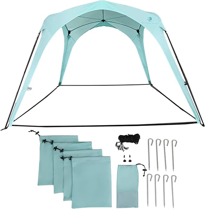 Pop ’N Go® Beach Canopy – Windproof, Beach Tent with Quick Setup, UV Shade, Lightweight & Portable Design – Perfect for Be...